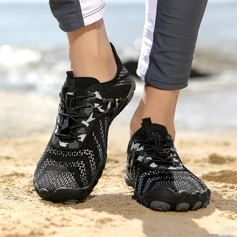 Unisex Szybkoschnące Buty do Wody Oddychające Barefoort Sneakersy do Brodzenia po Plaży Lekkie Antypoślizgowe Buty do Sportów Wodnych na Surfing Wędkarstwo
