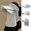 Wide Brimmed Cycling Sun Hat Detachable Beach Hat Hot Selling Empty Top Fisherman's Hat  Outdoor