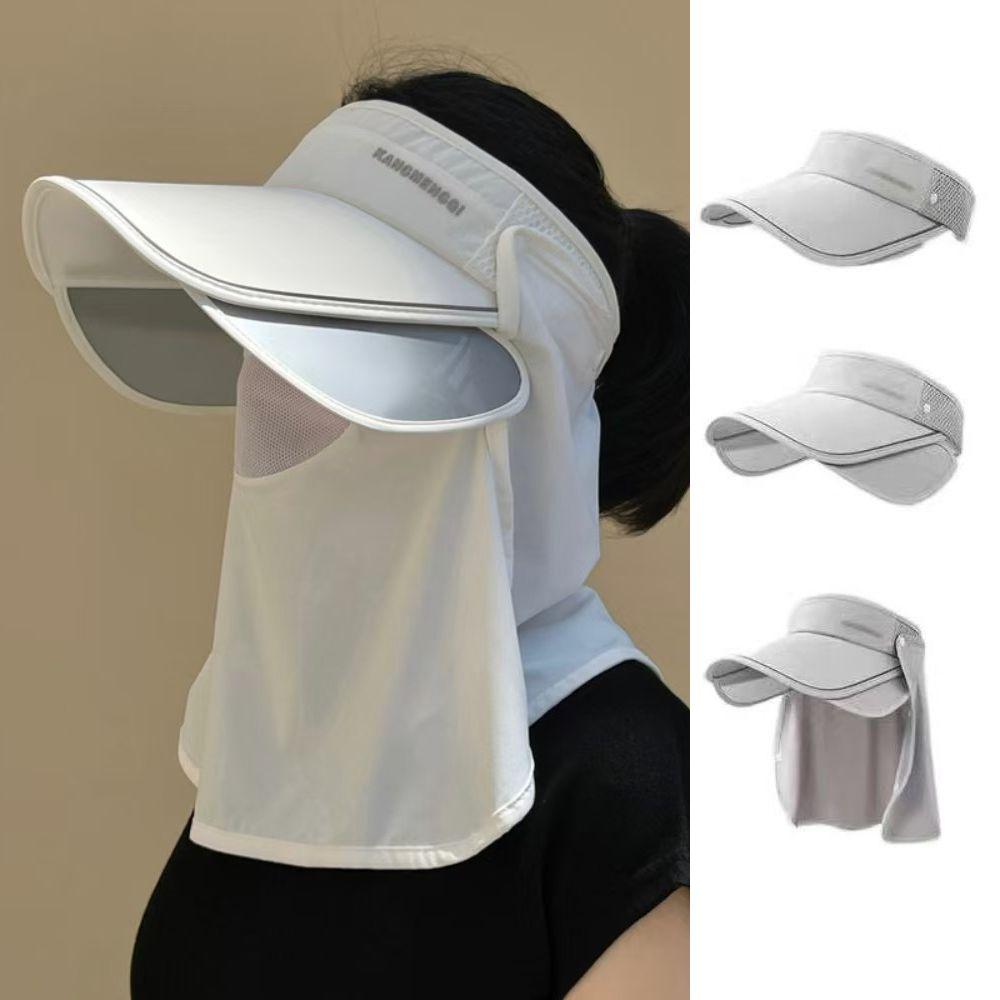 Wide Brimmed Cycling Sun Hat Detachable Beach Hat Hot Selling Empty Top Fisherman's Hat Outdoor