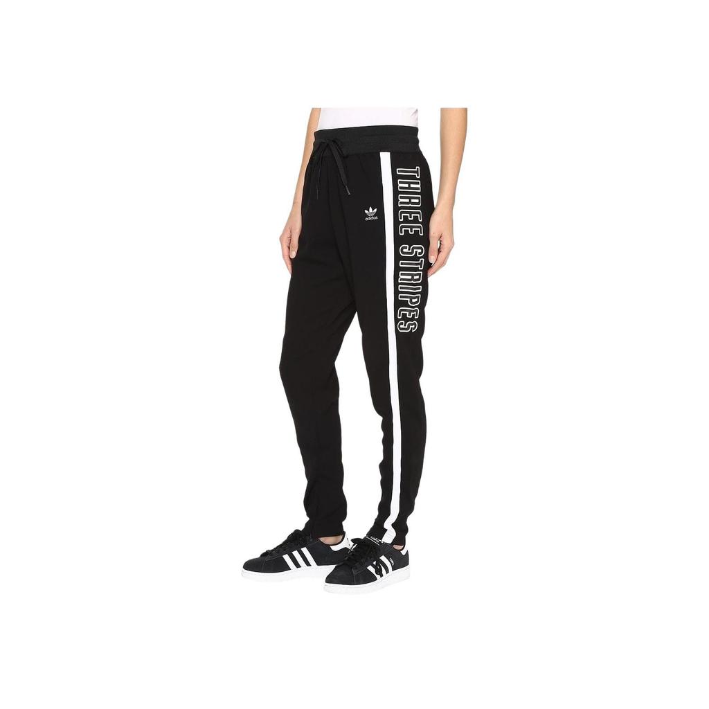 Adidas Originals Lace-Up Tapered Casual Pants Women bottoms AY7924