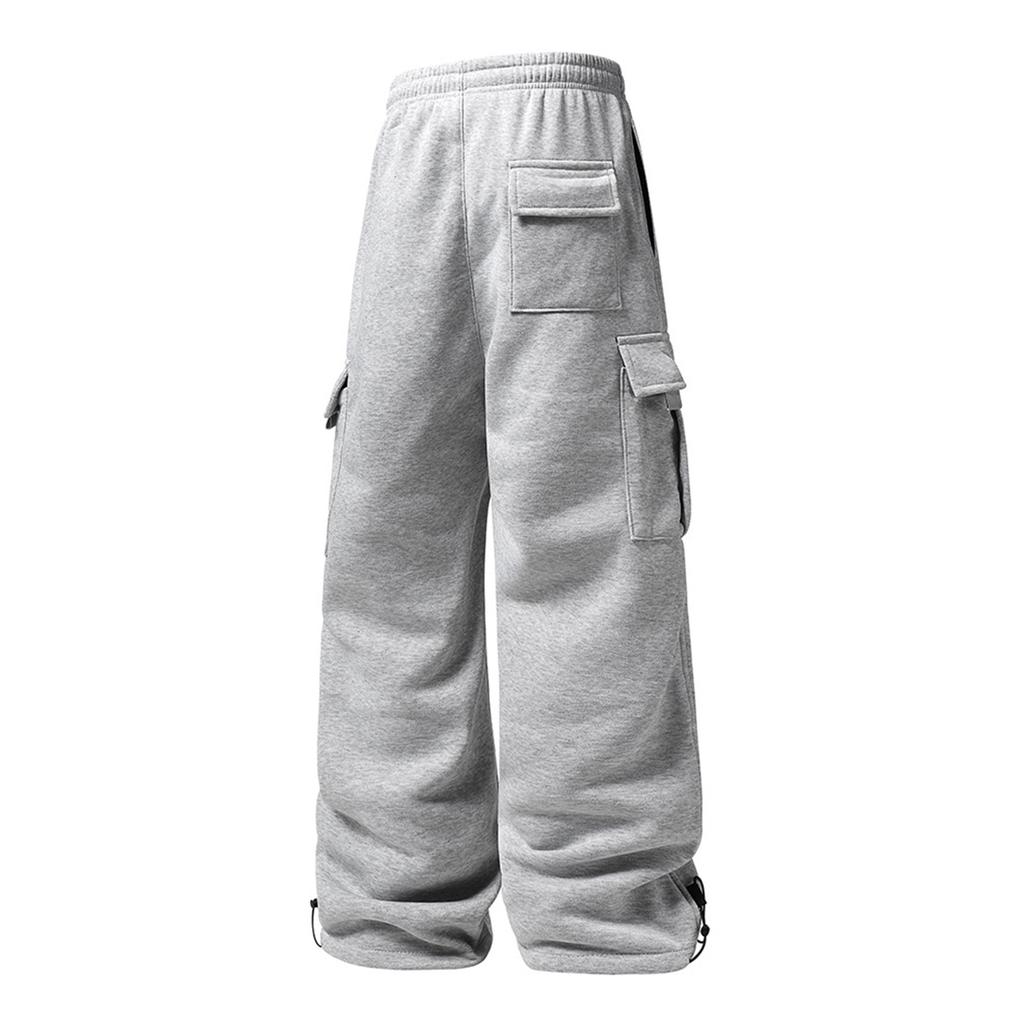 Moda Uomo Tempo Libero Vita Media Stile Lungo Pantaloni Casual