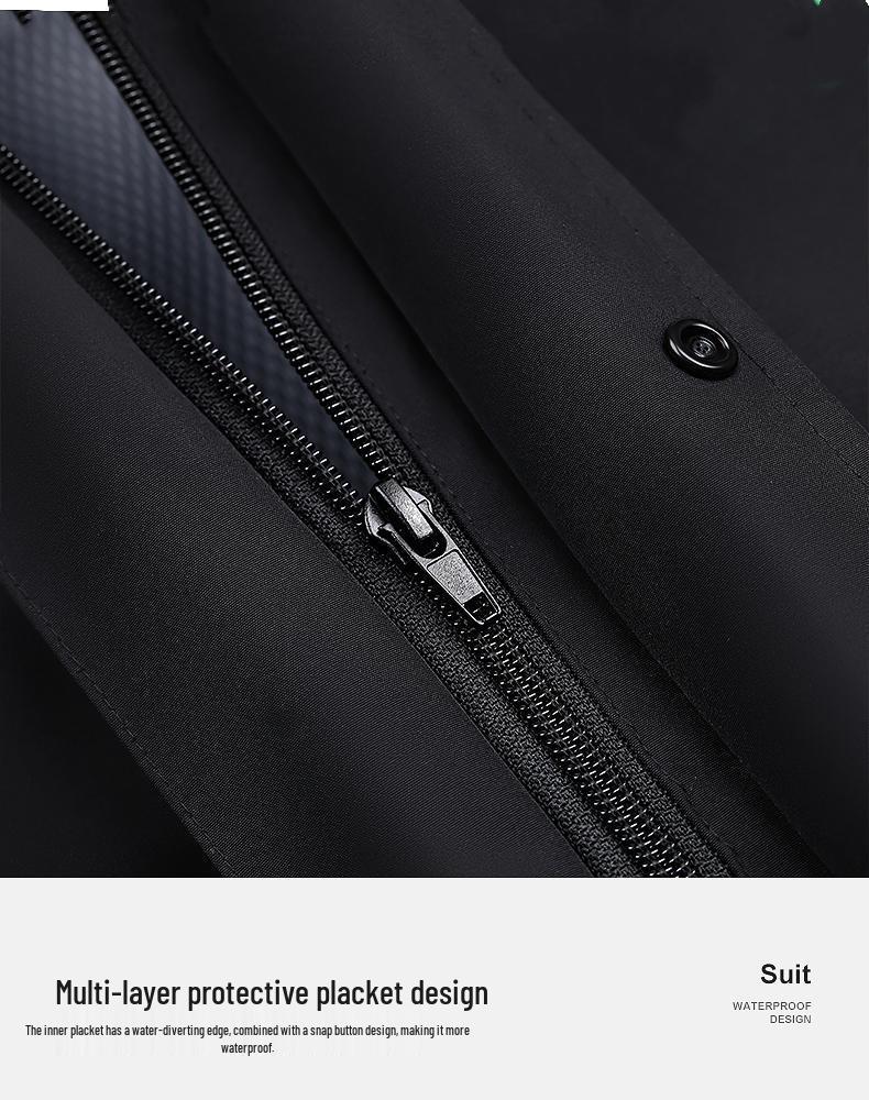 Men's Motorcycle Raincoat and Pants Set - Split Type, Stormproof Riding Gear