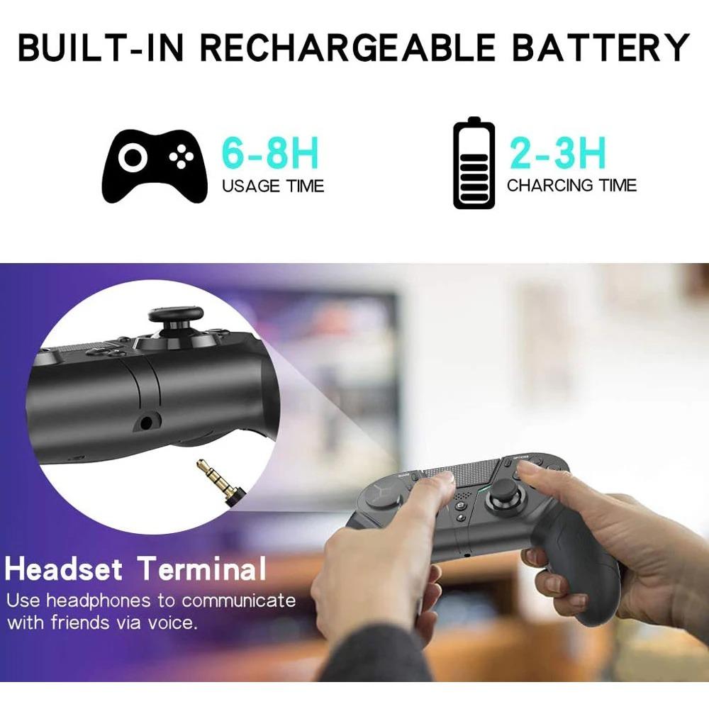 Control for PS4 PS3 PS Playstation 4 3 PC Android Cell Phone Mobile Wireless Controller Bluetooth Gamepad Joystick Game Trigger