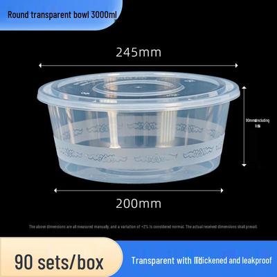 Disposable Round Takeaway Food Containers