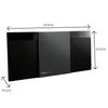 Panasonic Mini Impianto Stereo Bluetooth Sintonizzatore FM Ampio SC-HC300-K Nero