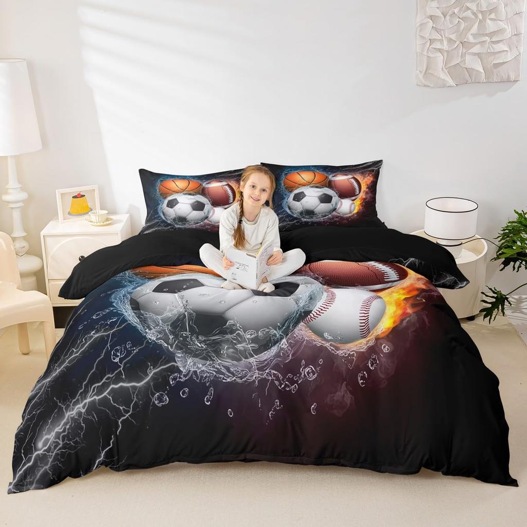 Erosebridal Tree of Life Comforter Cover Sun and Moon Bedding Sets, Gothic Bohemian Duvet Cover Twin 2Pcs Trippy Galaxy Stars Bedding with 1