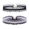 Lace Camellia Choker Necklace Decorative Choker Neckband for Formal Occasion Adjustable Collarbone Necklace Lady Jewelry
