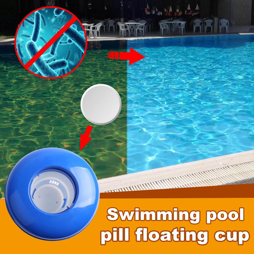 Floating Automatic Pool Dispenser - Slow Release and Uniform Distribution