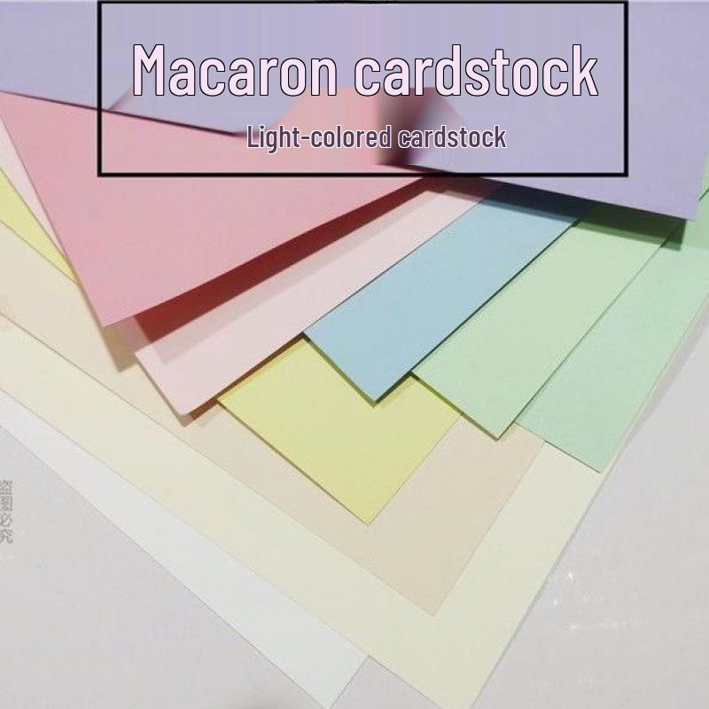 Morandi Colored Macaron Cardstock - Thickened Light Color Paper