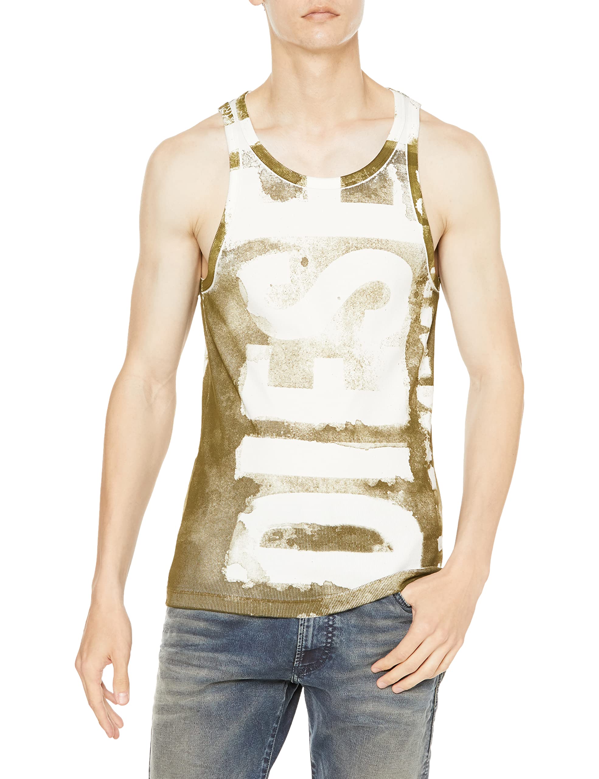 

Diesel Майка Slim Fit A092700JEAI M Хаки 5FP Мужская