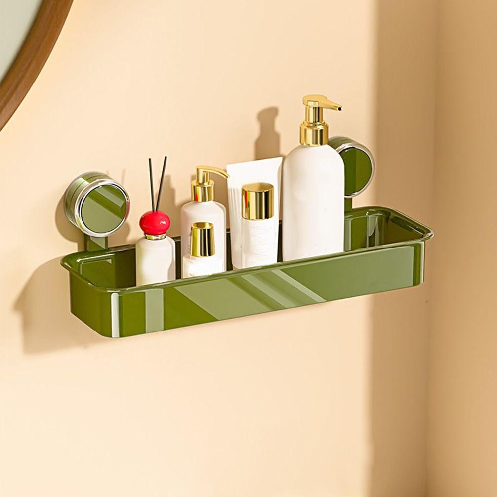 Wall Mounted Shower Storage Rack Draining Cosmetics Storage Rack Toilet Shampoo Holder Bathroom