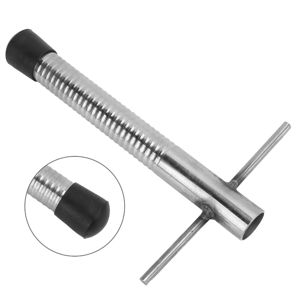 2PCS Stainless Steel Ice Augers Wearproof Ice Nail Portable Fishing Ice Drill  Outdoor Camping