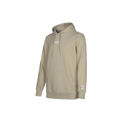 Puma Logo Baskılı İpli Kapüşonlu Uzun Kollu Unisex Üst Yeşil 536770-33