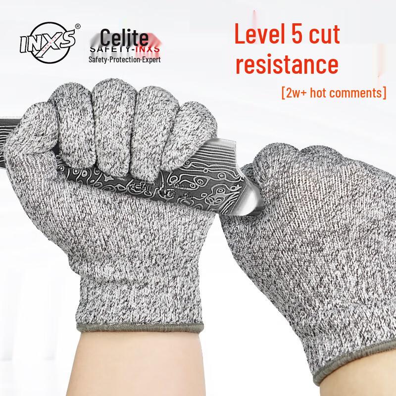 SAFETY-INXS Level 5 Cut-Resistant Work Gloves