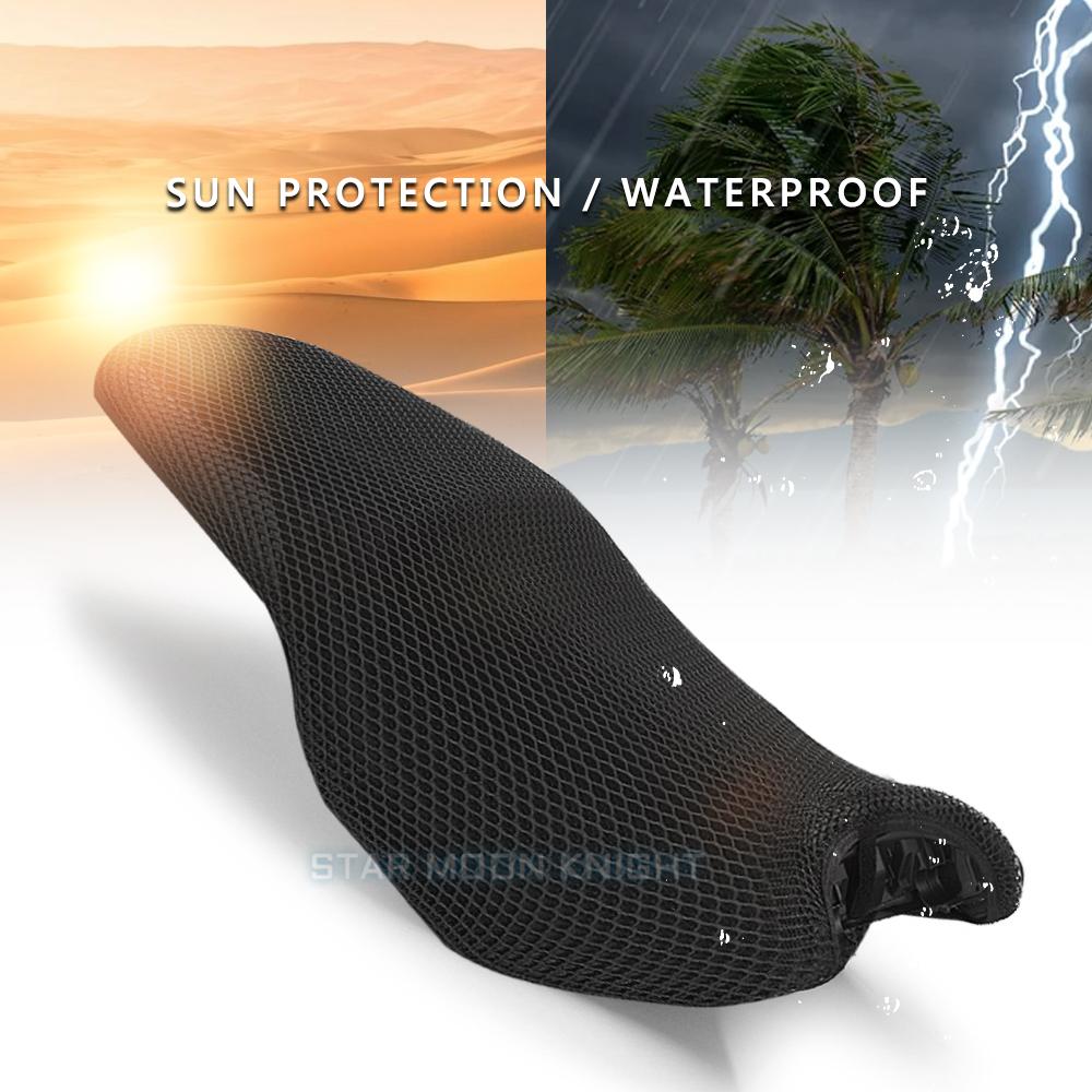 Motorcycle Anti-Slip 3D Mesh Fabric Seat Cover Breathable Waterproof Cushion Fit For Kawasaki VERSYS 1000 VERSYS1000