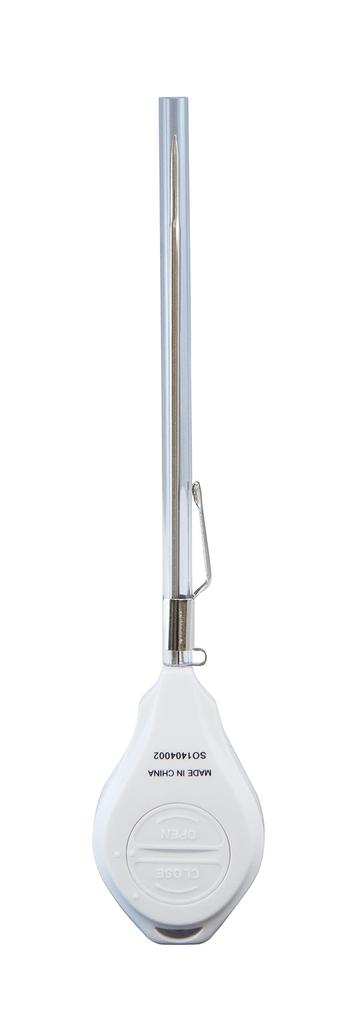 Waterproof Thermometer 40mm W x 40mm D x 176mm H A&D Pen-Style AD-5625 White, (excluding protrusions)