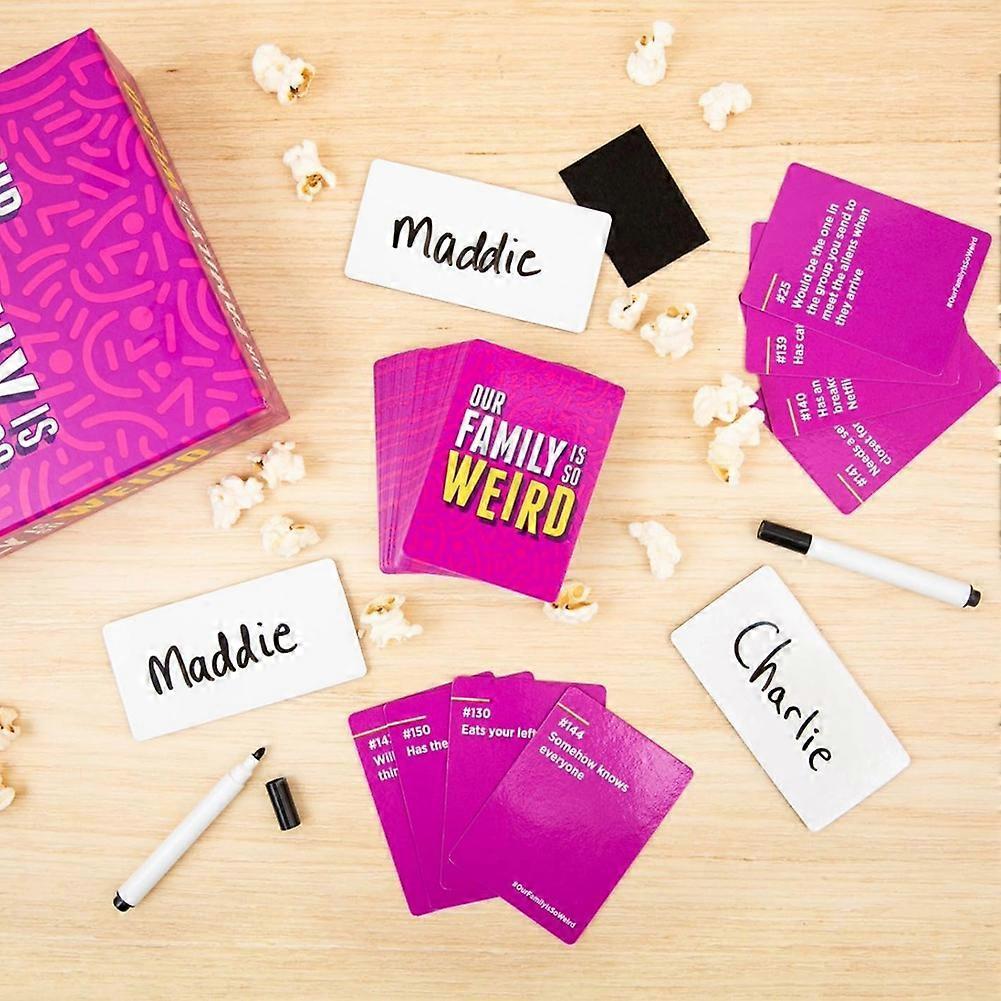 Our Family is So Weird Card Game - Party Game for Teens & Adults Who's Most Likely to for Game Nights