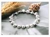 Baroque Irregular Pearl Necklace & Bracelet Set - Vintage French Light Luxury OT Buckle Jewelry for Women