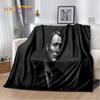 3D Mads Mikkelsen Schauspieler Star Weiche Plüschdecke, Flanelldecke Überwurfdecke für Wohnzimmer Schlafzimmer Bett Sofa Picknick Abdeckung Kinder