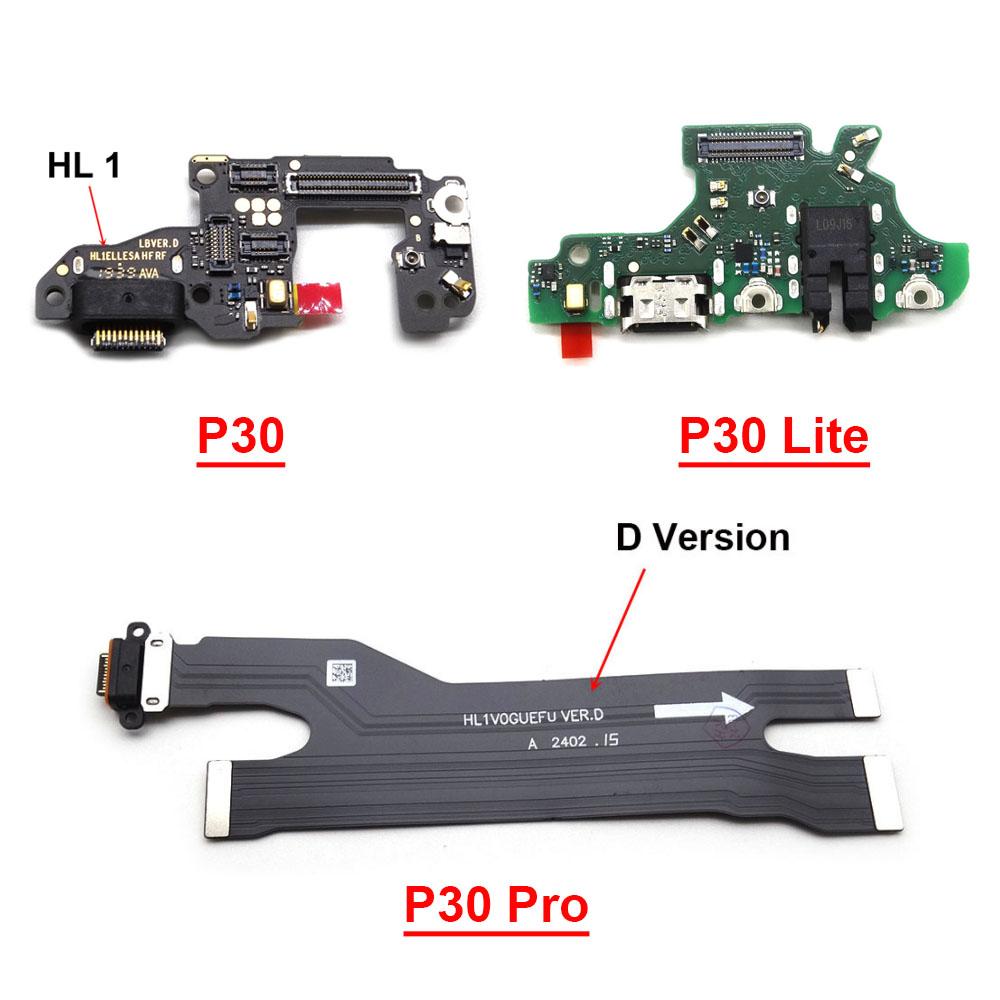 USB Charging Port Socket Jack Plug Board For Huawei P30 / P30 lite Nova 4e / P30 Pro Charger Dock Connector Flex Cable