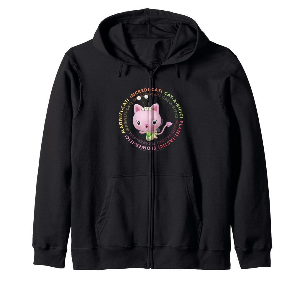 Gabby's Dollhouse Kitty Fairy Sayings V2 Zip Hoodie