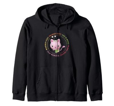 Gabby's Dollhouse Kitty Fairy Sprüche V2 Zip-Hoodie