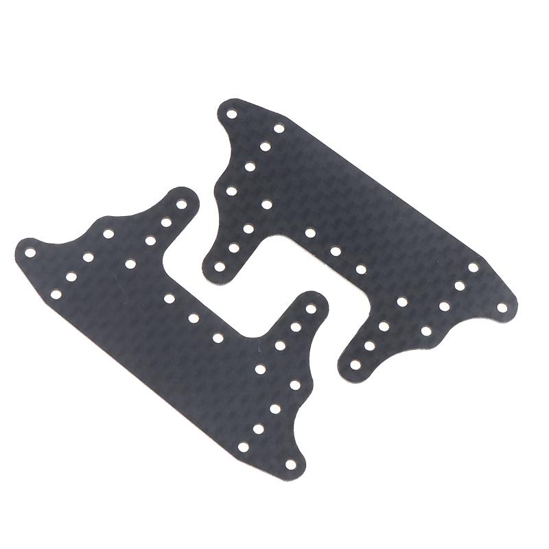 High Quality 2/4pcs Not Typing 1.5mm 95125 HG Carbon Fibre Large Area Rear Brake Stay Fully Cowled For Mini 4WD Car