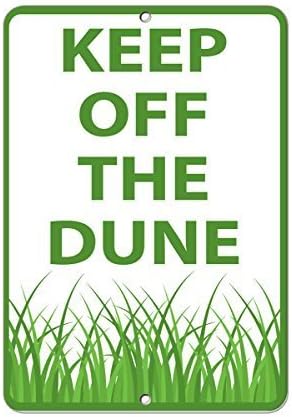 Keep Off The Hazard Sign Keep Off Grass Aluminum Metal Sign 20x30cm（7.8x11.8inch）