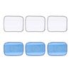 Set of 6 Mop Cloths Sweeping Robot Mop Cloth Sweeping Robot Replacement Part Fabric Texture Mopping Cloth for 380 380T