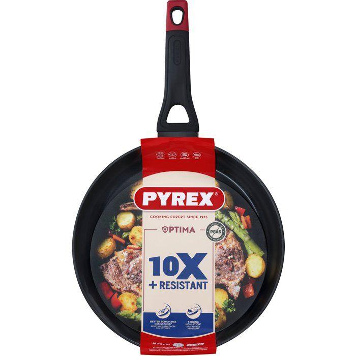 Poele - PYREX - 1455020 - En aluminium forgé - Antiadhésif - 30 cm - Sans PFAS