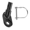 2pcs Bike Trailer Hitch Coupler Durable Steel Nylon Strap Easy Install Universal Bikes Electric Bikes Compatibility Practical