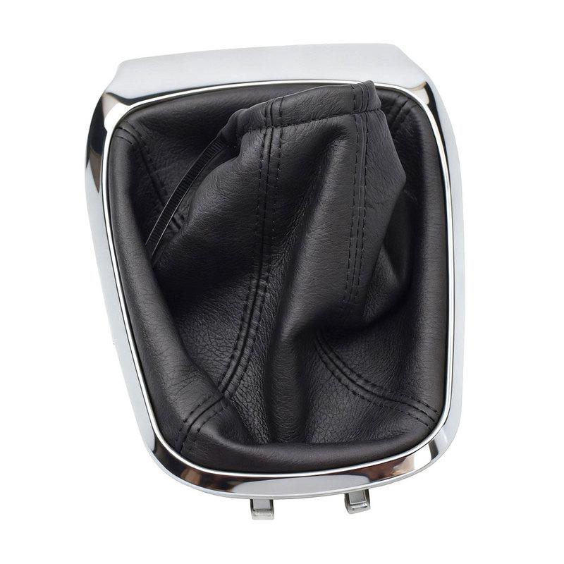 Car Interior Upgrade Black Leather Gear Knob Car Shift Cover Personalized Styling Includes Dust Cover For T300 1.4L
