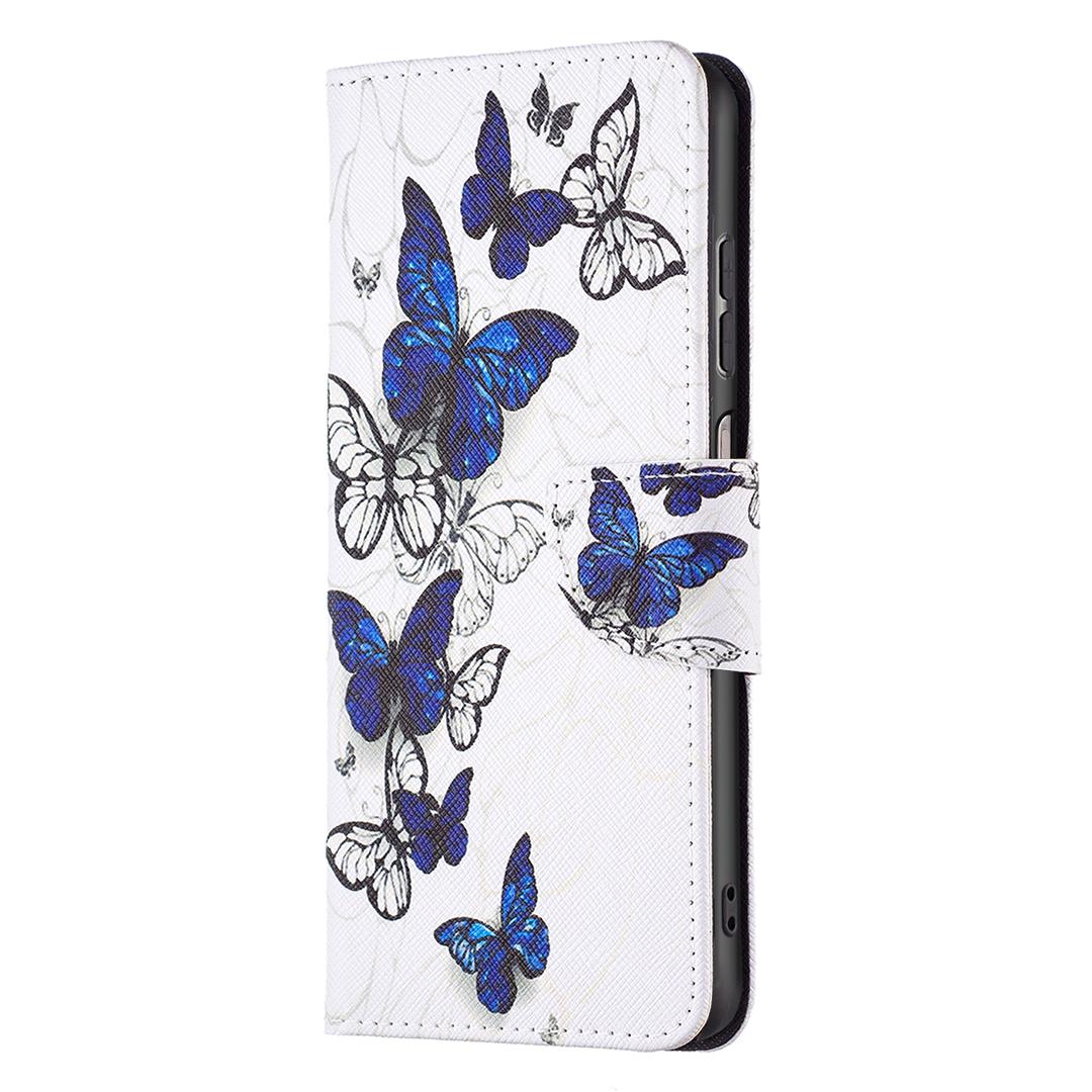 

For Samsung Galaxy A13 4G/A13 5G/A04 4G (164.4 x 76.3 x 9.1 mm) Stand Wallet Pattern Cover PU Leather Phone Case J