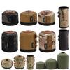 Outdoor Camping Picknick Kassettenkocher Aufbewahrungstasche Gaskartusche Schutzhülle Camo Tragbar Luftflasche Hülle Aufbewahrungstasche