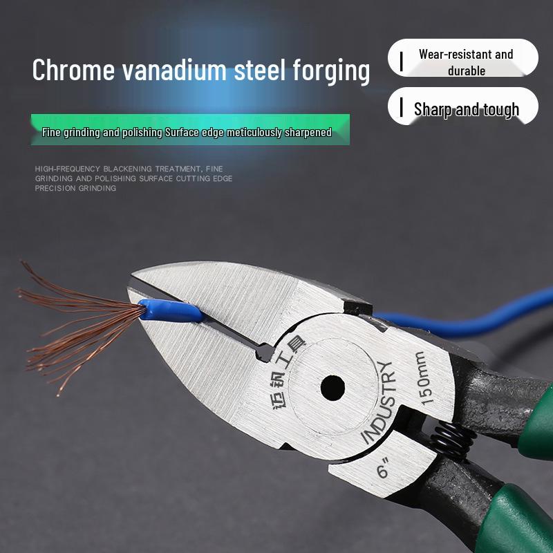 Ultra-thin High-grade Water Pliers & Spring-loaded Gate, Zip Tie, Electrician, Electronic, and Model Cutters - Available in 5, 6, 8 inches