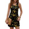 Women's Fashion Casual Print Round Neck Sleeveless Dress
