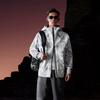 Li Ning Outdoor CF Casual Versatile Full Print Hooded Zipper Waterproof Windproof Breathable Jacket Men Jacket AEMV071-4