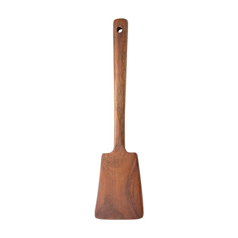 Acacia Wood Spatula for For home Kitchen Use 34.8 x 8.8 cm Heat Resistant Wooden Cooking Utensil with Smooth Edges