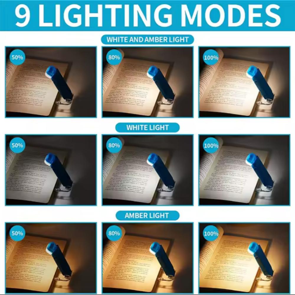 USB Rechargeable LED Bookmark Book Lamp Flexible Bright Clip On Mini Kids LED Reading Book Light Reading Lamp Mini Night Light