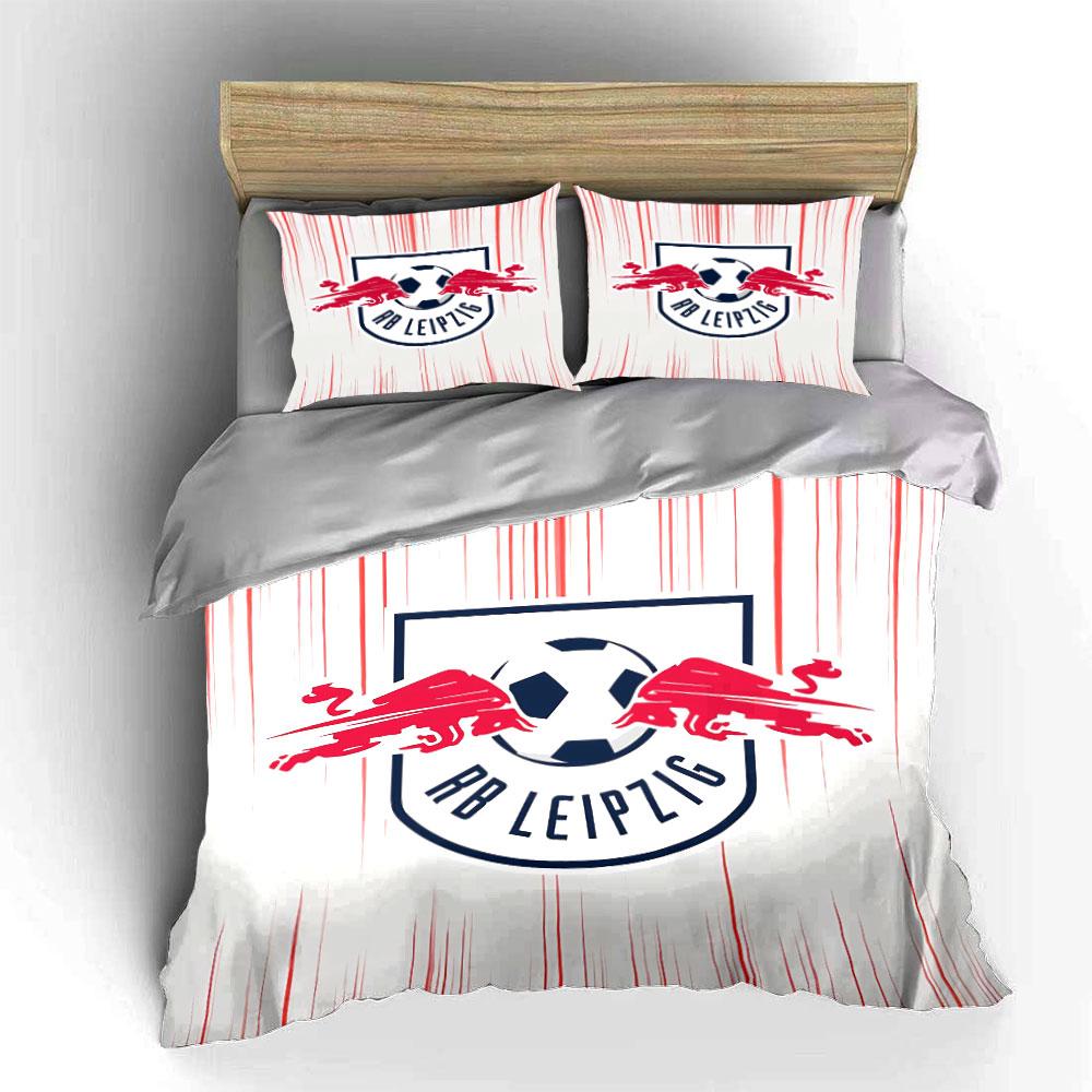 RB Leipzig Logo Bed Set Bedding Duvet Cover Set Duvet Cover Pillowcases  (1 * Duvet Cover 2 * Pillowcases, without duvet insert)