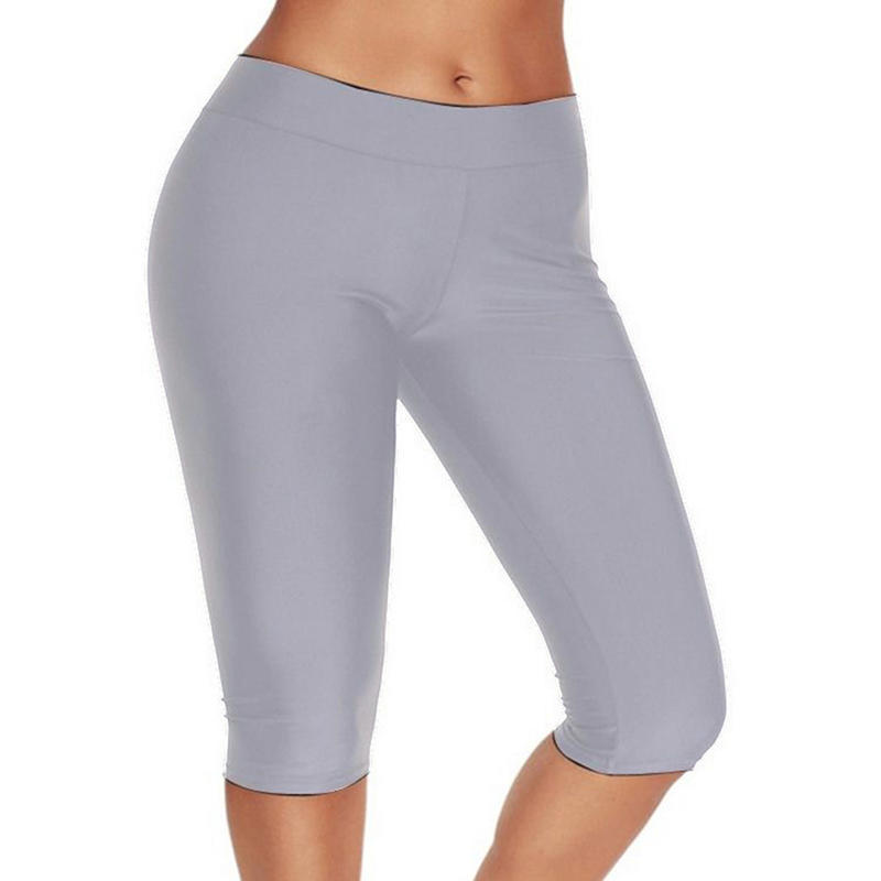 Women Fashion Casual Summer Sports Cropped Pants Slim Fit Running Fitness Yoga Leggings