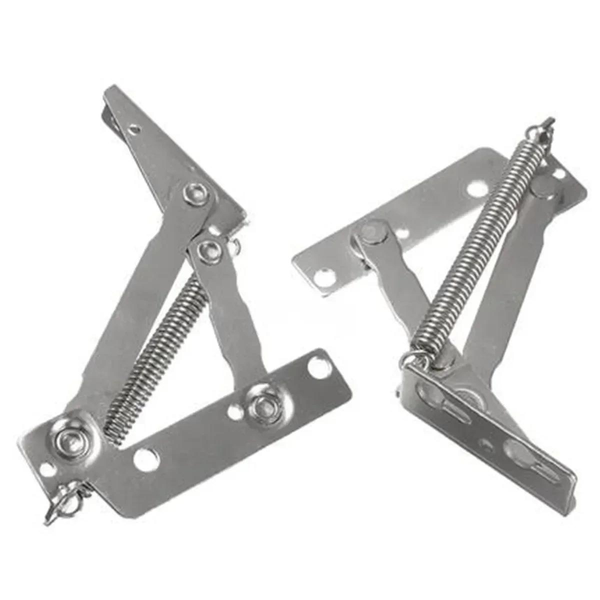 

2Pcs/Set Folding Sofa Bed Spring Hinge 10KG 80 Degree Cabinet Door Lift Up Stay Flap Top Support Hinges Furniture Hardware