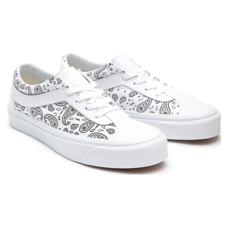 Vans Bold Ni Paisley Unisex Sneakers White Black VN0A3WLP42M