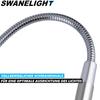 SWANELIGHT USB LED Reading Lamp Swivelling 5 LED Gooseneck Lamp