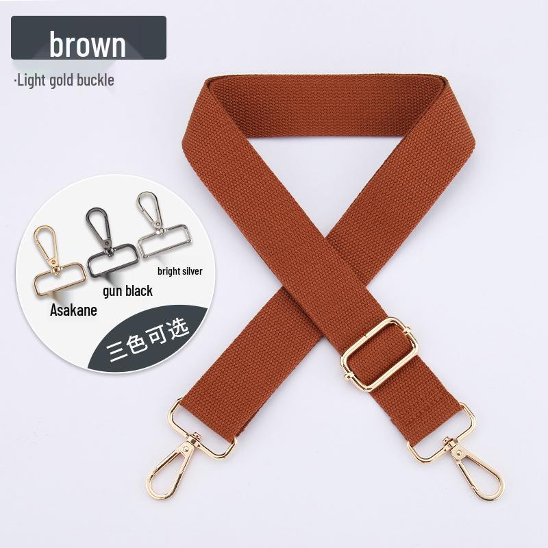 Adjustable 38mm Solid Color Wide Shoulder Strap for Bags - In Stock
