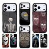 Horrible Skull Skeleton Phone Case Cover Compatible with for IPhone 17air 16e 15 14 13 12 11Pro Max 17 Air