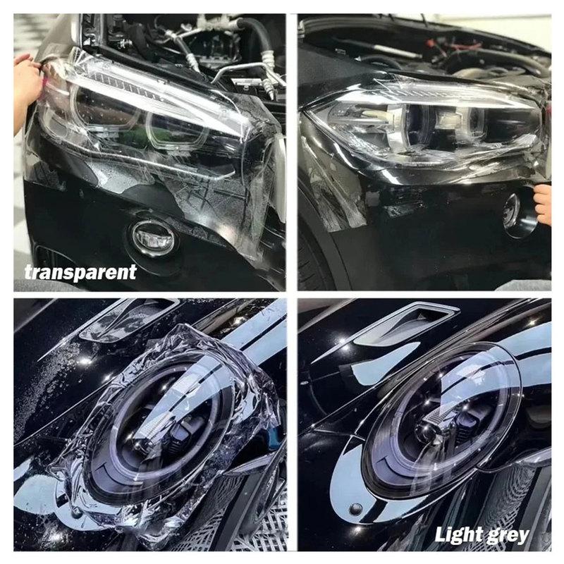 Car Headlight Protective Film For Land Rover Range Rover Vogue 2018- PPF TPU Blackened Transparent Modification Anti-scratch