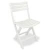 3 Piece Foldable Bistro Set Plastic White