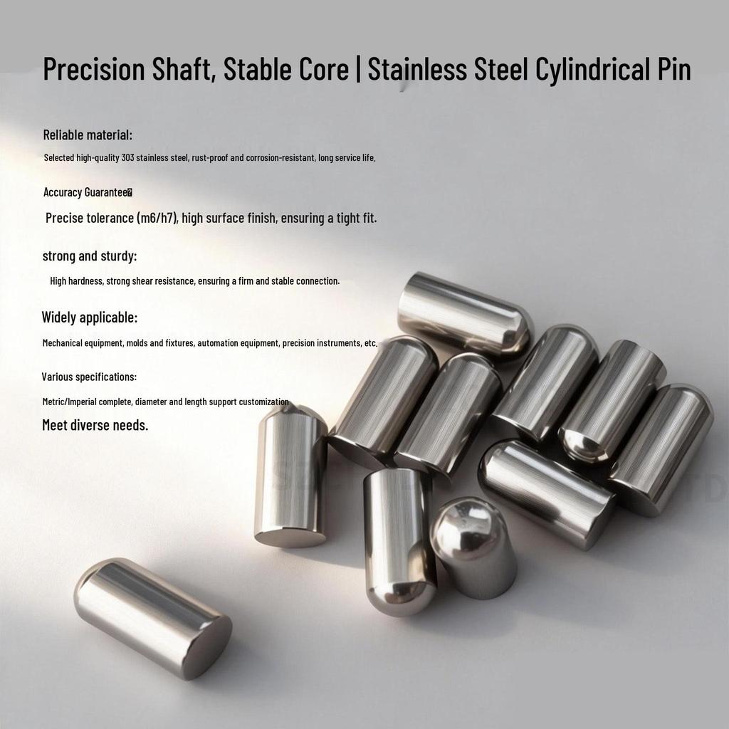 Stainless Steel Cylindrical Dowel Pin Roller (0.7~3.5)