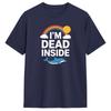 IM Dead Inside TShirts for Unisex Humorous Pure Cotton Tees Crew Neck Short Sleeve T Shirt Plus Size Clothing